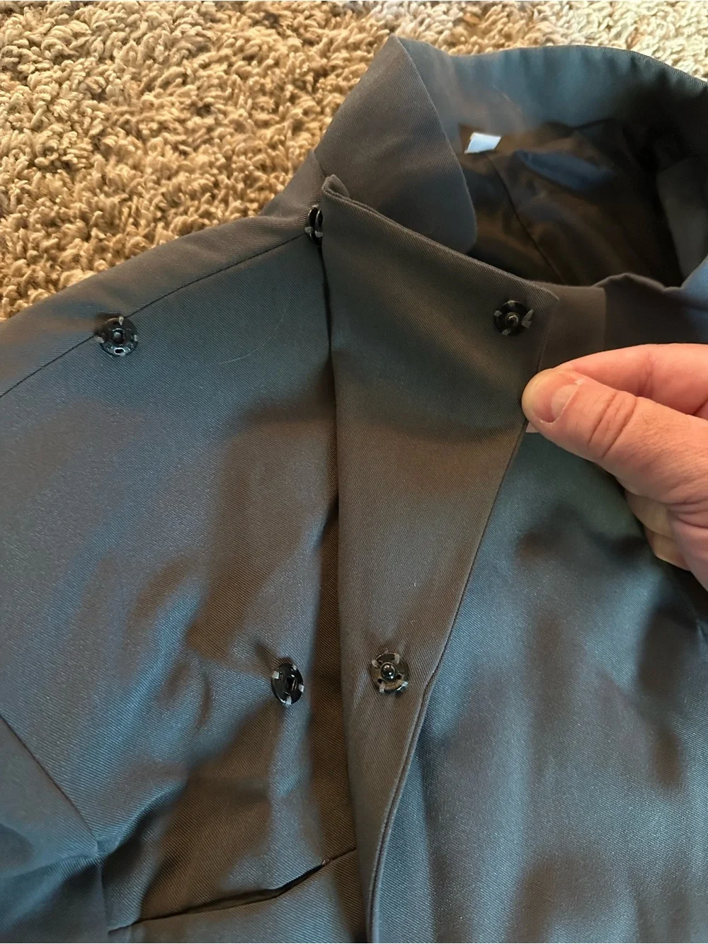 CosplaySky Star Wars Imperial Officer Grey Suit - Dr. Evil Costume